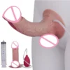 Realistic Squirting Dildo Silicone Ejaculating Artificial Penis Sex Toys for Women Vagina Anal Dilator Butt Plug