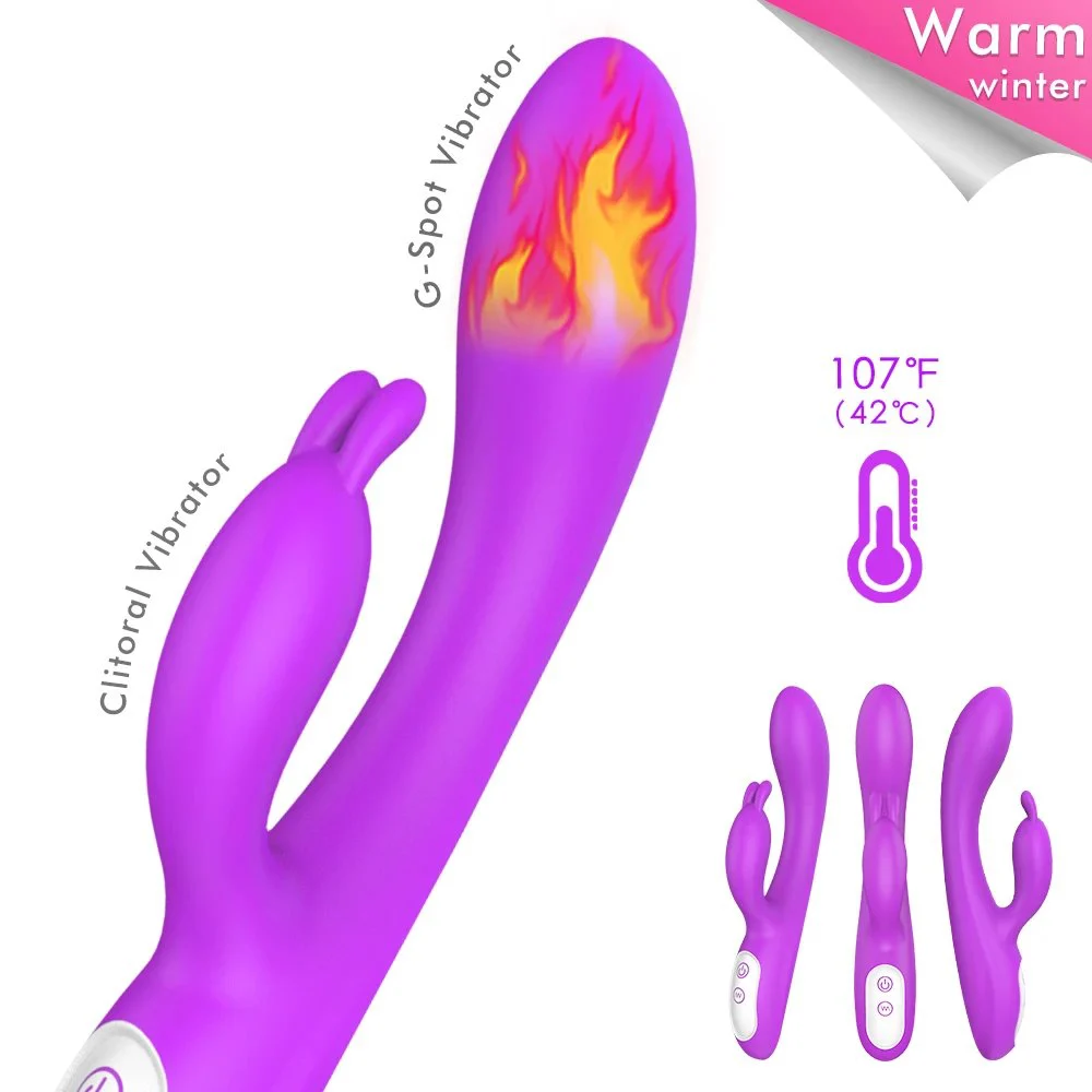 Strong Vibration Bone-Free Vibrator with Heating Feature for Couples and Female Friends