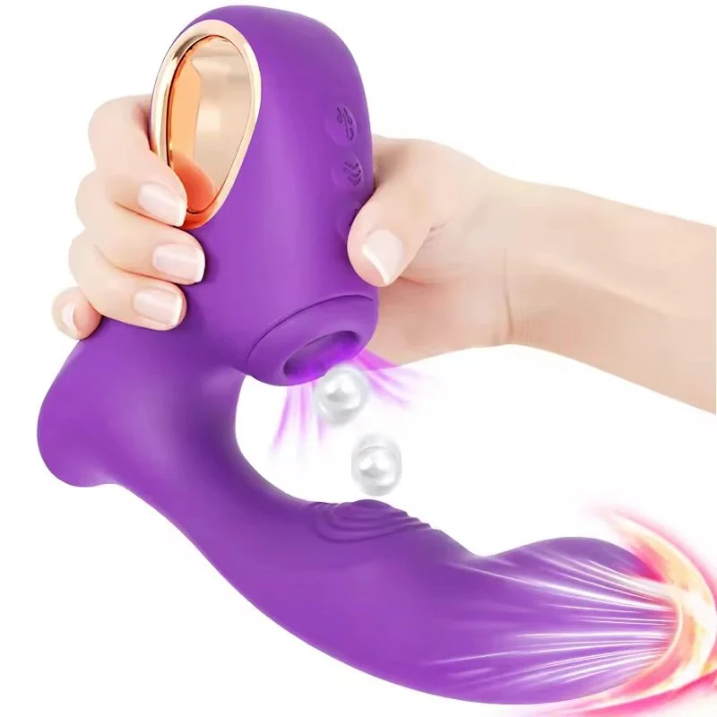 3 in 1 Clitoral Sucker Vibrator G-Spot Clitoral Stimulation Adult Sex Toys