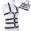 Bondage Body Harness Man Leather Chest Harness,Full Body Bondage Leather Harness,Fetish Wear Man Gear for Men