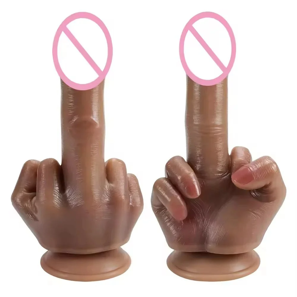 Realistic Dildo Finger Dildos ABS+PTE Soft Material Sexy Toys for Woman Masturbation
