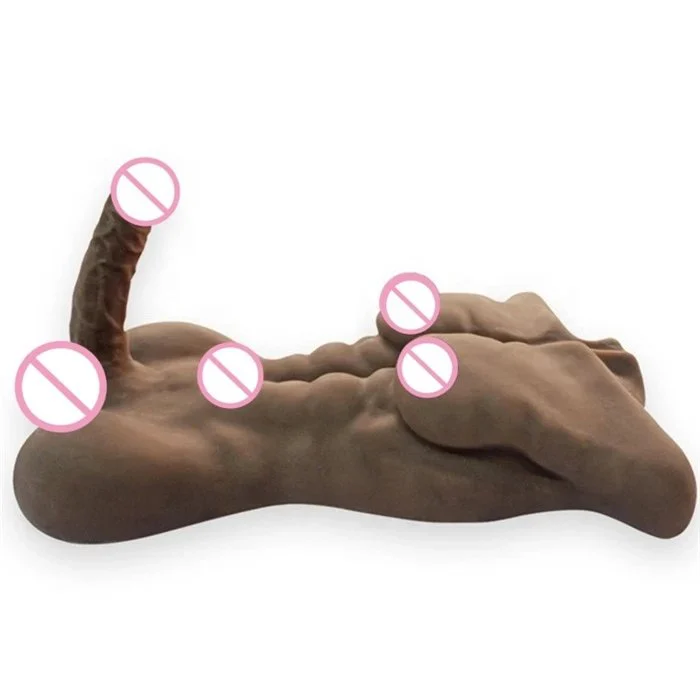 Realistic Half Body Silicone Male Sex Doll for Adult Men Women Masturbation Product