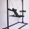 Leather Leg Split Swing Chair with Handcuffs & Leg Cuffs for Couples Flirting Adult Use