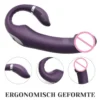 Dual Motors G Spot and Clit Stimulation Double Ended Head Strapless Strap on Dildo Vibrator Women Adult Sex Toy for Women Female