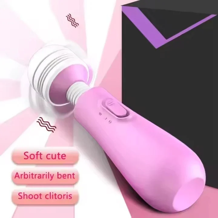Handheld Personal Massager for Women 360 Degree Rotating Vibrator with 2 Speeds Rechargeable for G-Spot and Clitoral Stimulation