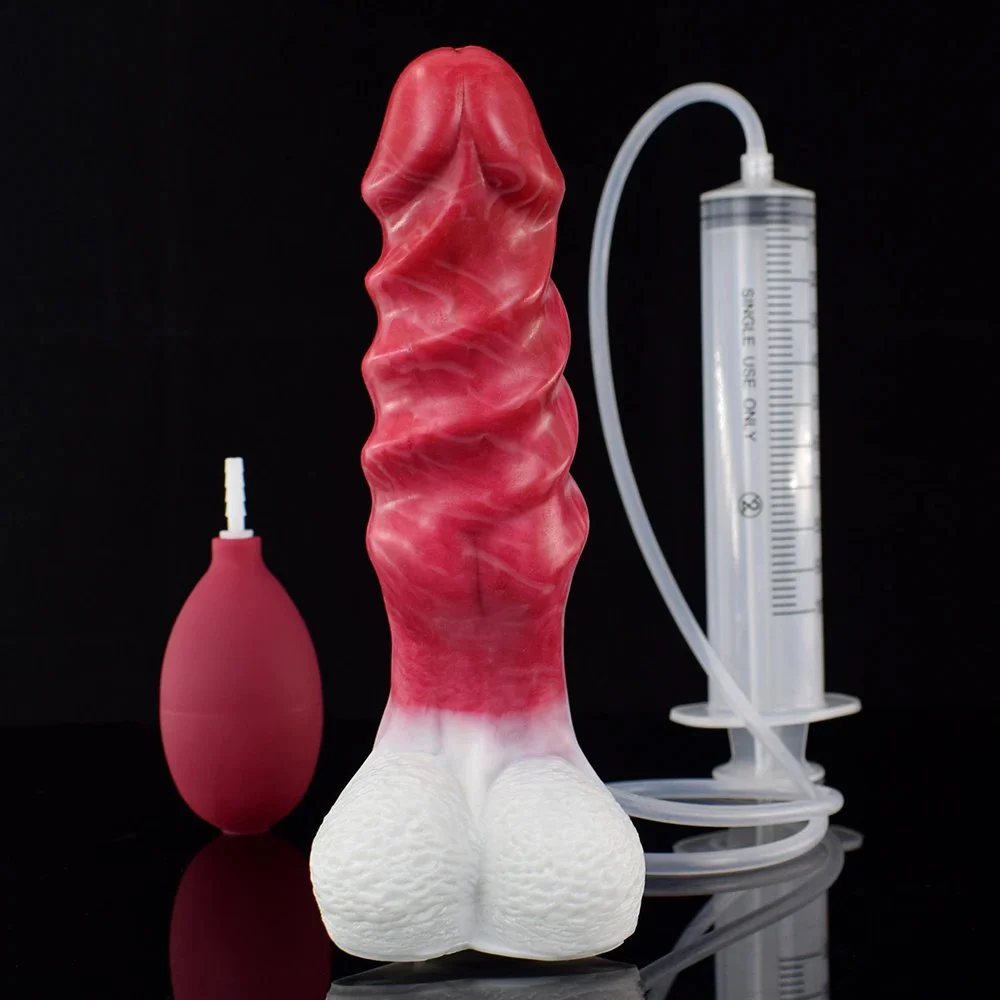 Ejaculating Big Thrusting Dildo Penis Sex Toys Shop Monster Dildo for Women