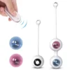 Medical Material Kegel Ball Toys Sex Adult Vibrator Exercise Vaginal Ball Ben Wa Ball Vibrator for Woman
