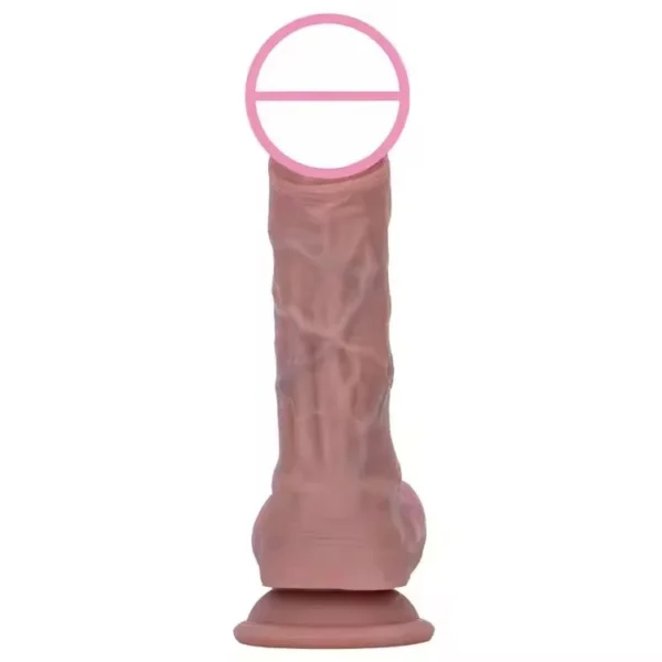 Eco-Friendly 100% Waterproof Artificial Sexy Safe Material Moderate Hardness Silicone Dildo Unisex Big Man Size