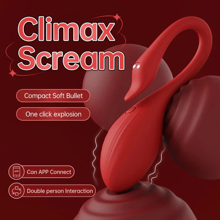 App Control Charging Small Swan Jumps Egg Vibrator Sex Toys for Women