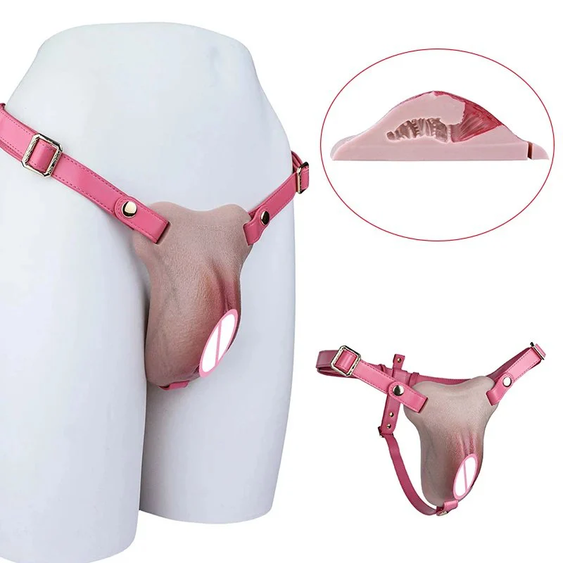 Wearable with Insertable Silicone Vagina Deeply Integrated Hyper-Realistic Insertable Vagina Suitable for Gay Men and Males