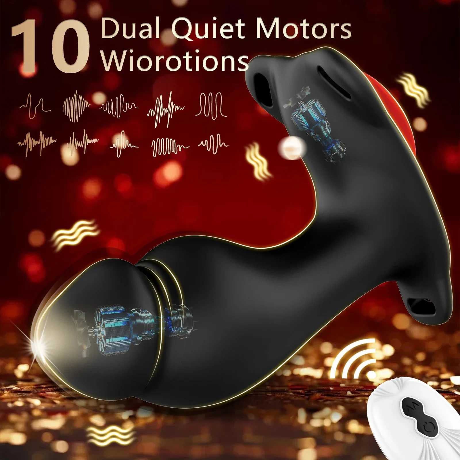 Panty Wearable Vibrator for Women Clitoral Stimulation Adult Sex Toy USB Rechargeable 10-Speed Waterproof