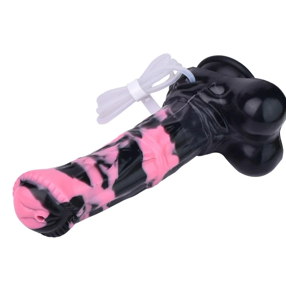 Liquid Silicone Squirting Cock Strong Suction Anal Sex Toys Animal Horse Dildo