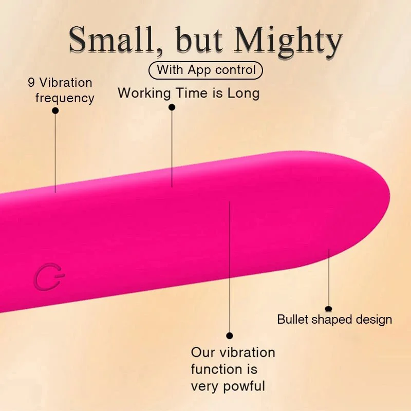 App Control Long Distance Female Vibrators G-Spot Clitoral Stimulation Mini Bullet Vibrator Silicone Adult Sex Toy for Couple