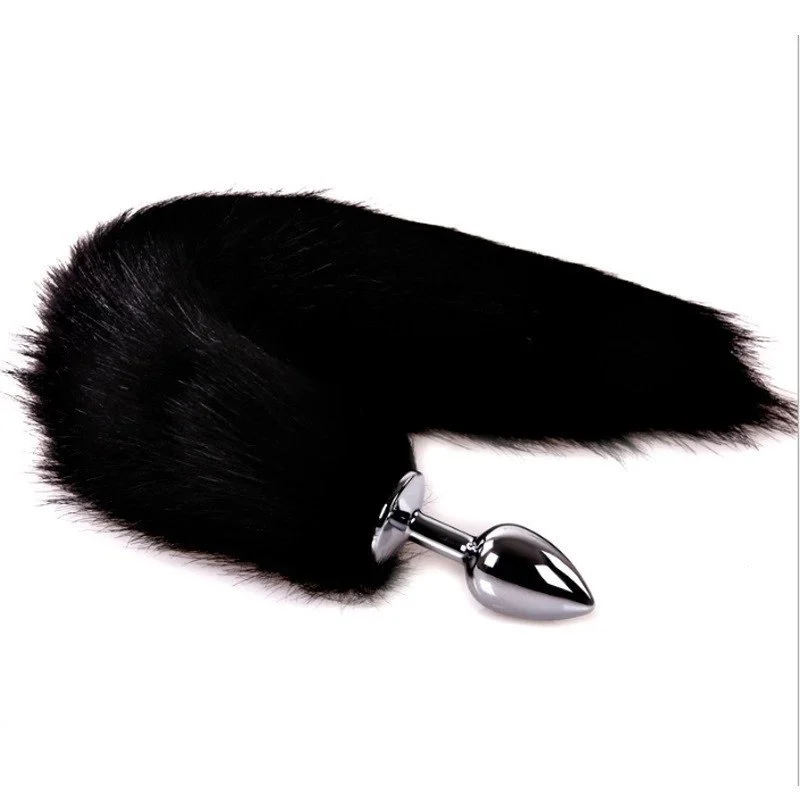 Faux Fur Fox Tail Butt Plug Soft Comfortable Intimate Toy for Women Adult Romantic Flirting Accessories Couple Play Prop