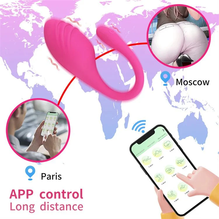 USB Sex Toys for Women Wireless Egg Vibrator 9 Modes App Controlled Vibrator Whale