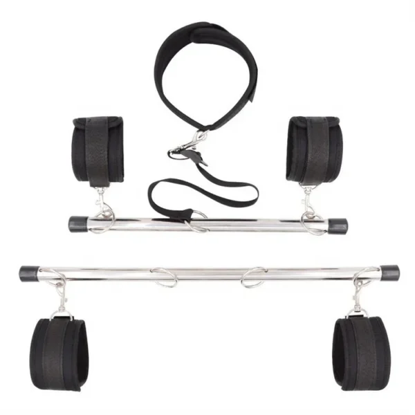 Multi-Position Restraint Slave Bondage Spreader Bar Sex Toys Handcuffs Ankle Cuffs Collar