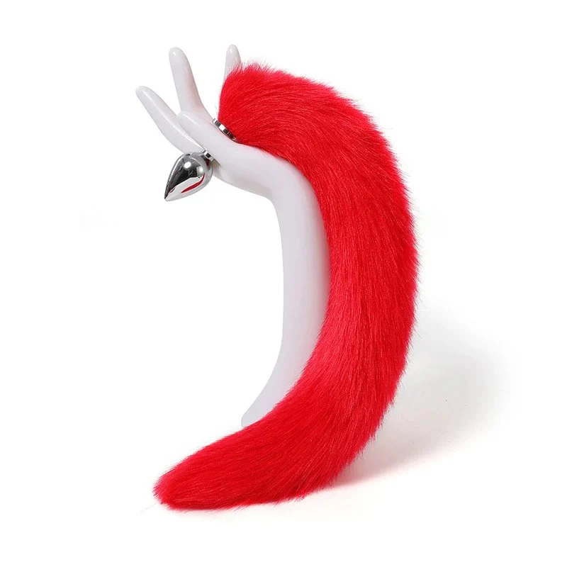 Faux Fur Fox Tail Butt Plug Soft Comfortable Intimate Toy for Women Adult Romantic Flirting Accessories Couple Play Prop