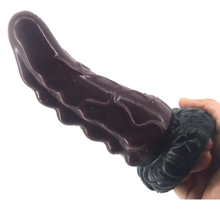 New Unique Design Horn Shape Anal Plug Dildo Love Staying Power Vibrator Masturbation Screw-thread Stimulate Sex Toys