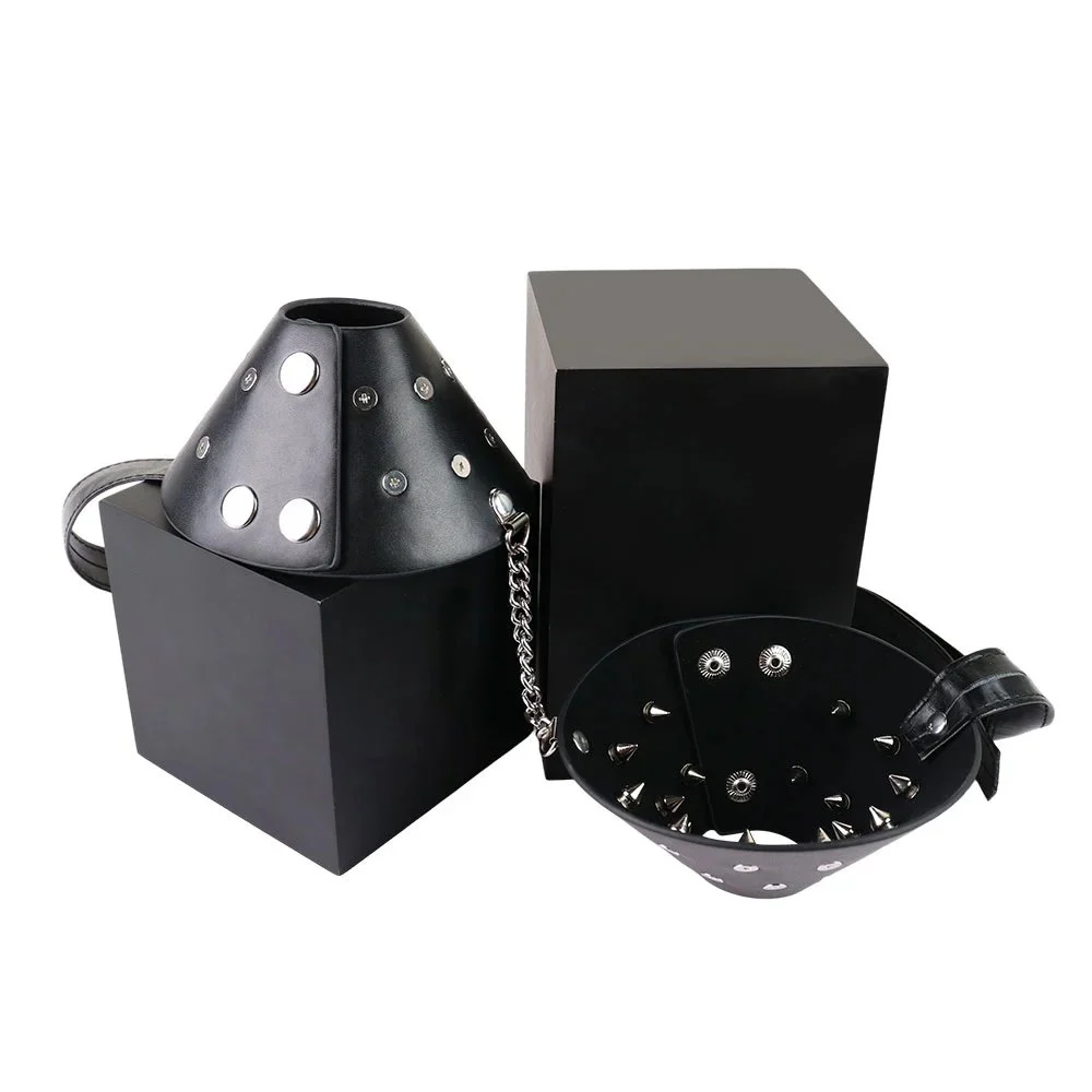 Bondage Leather Nipple Cover Binding Corset for Women's Bdsm Game Props Rivet Designs