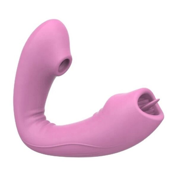 Wireless Remote Control Wearable G-Spot Clit Sucking Vibrator with Licking Dildo USB Power Supply Panty Vibrator