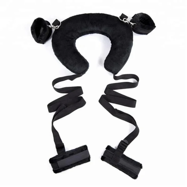 Easy Open Leg Sex Bondage Belt for Couples Pillow Handcuffs Fetish Slave Role Play SM