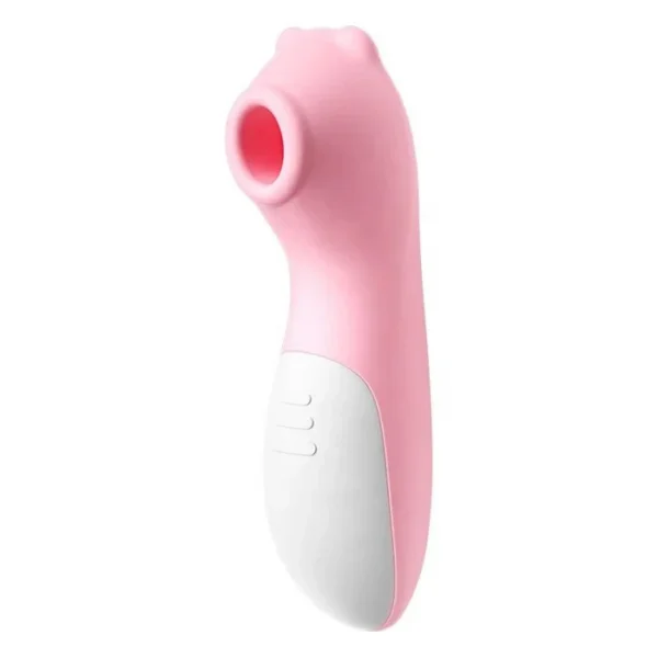 USB Rechargeable 10-Speed Silicone Bear Vibrator Adult Sex Toys for Women with Sucking & Breast Clit Stimulating Features