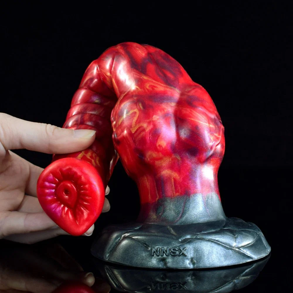 Color Long Anal Plug Silicone Huge Penis Super Big Butt Plug Vagina Anal Dildo Rubber Dildo With Sucker for Women