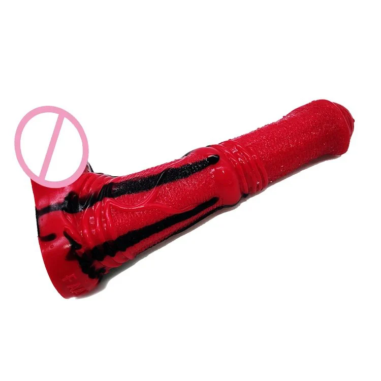 Curved Animal Anal Dildo the Animal Dildo Adult Sex Toy Female with Bulky Masturbator