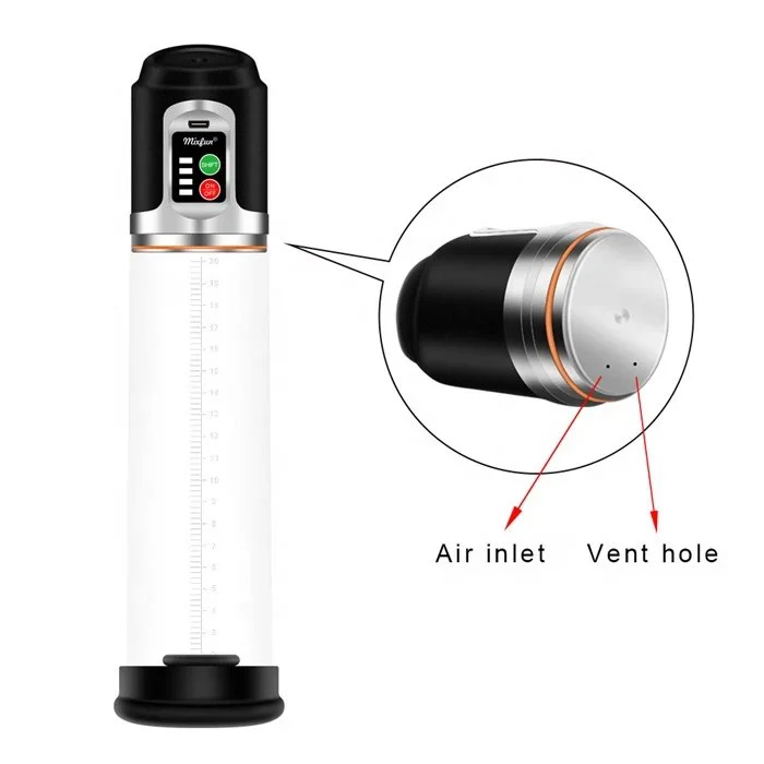 Automatic 4 Frequency Vacuum Penis Pump Men's Enhancement Exercise Equipment Made of Silicone and ABS Frequency Capsule Type