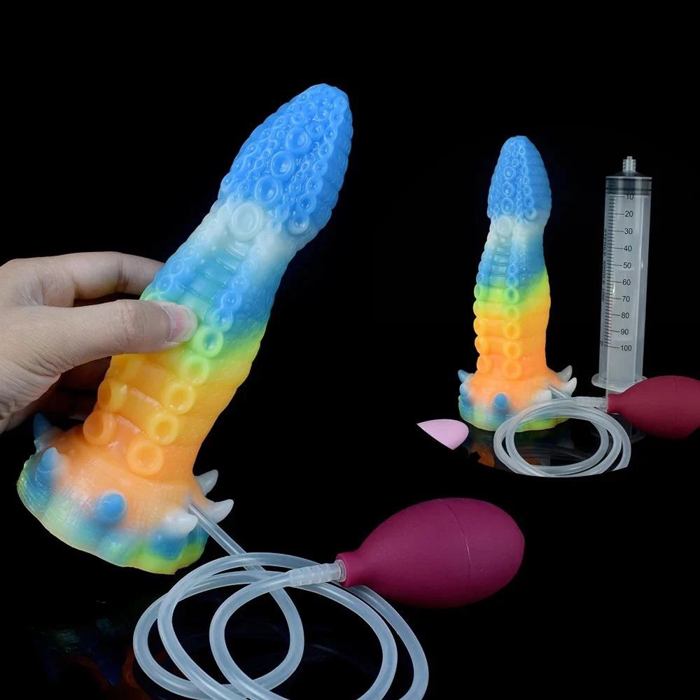 Dildo Vibrator Squirting Glow in the Dark Masturbator Female Vaginal G Spot Massage Powerful Stimulate Sex Toy for Women