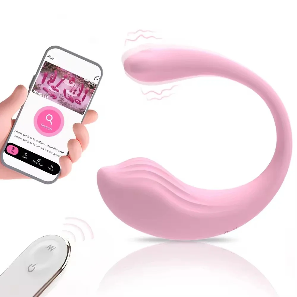 APP Remote Control Wearable Couple Vibrator Medical Silicone Female Wireless Panties Vibrator Sex Toy for Women