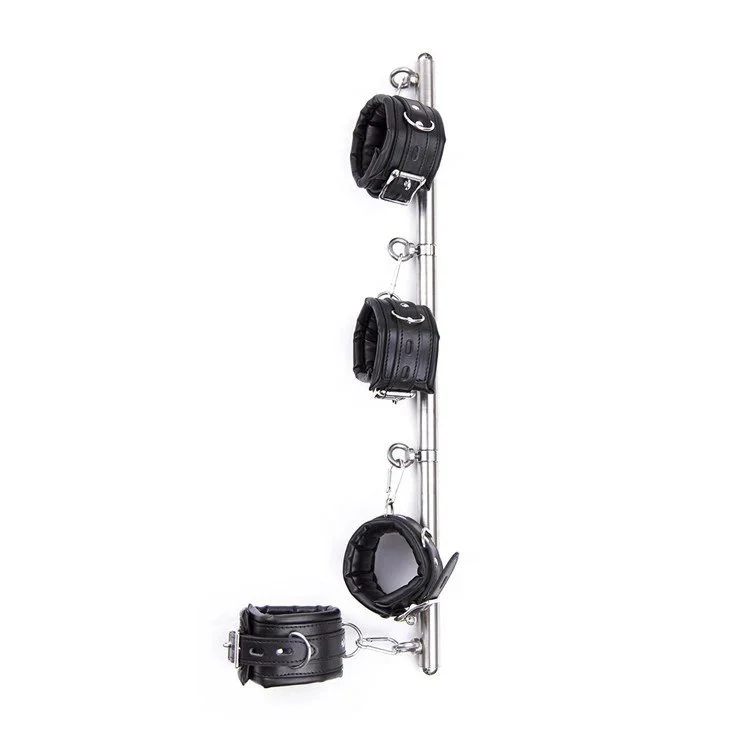 Detachable Bondage Set for Couples Spreader Bar Sex Toys Restraints With Handcuffs Foot Wrist Cuffs