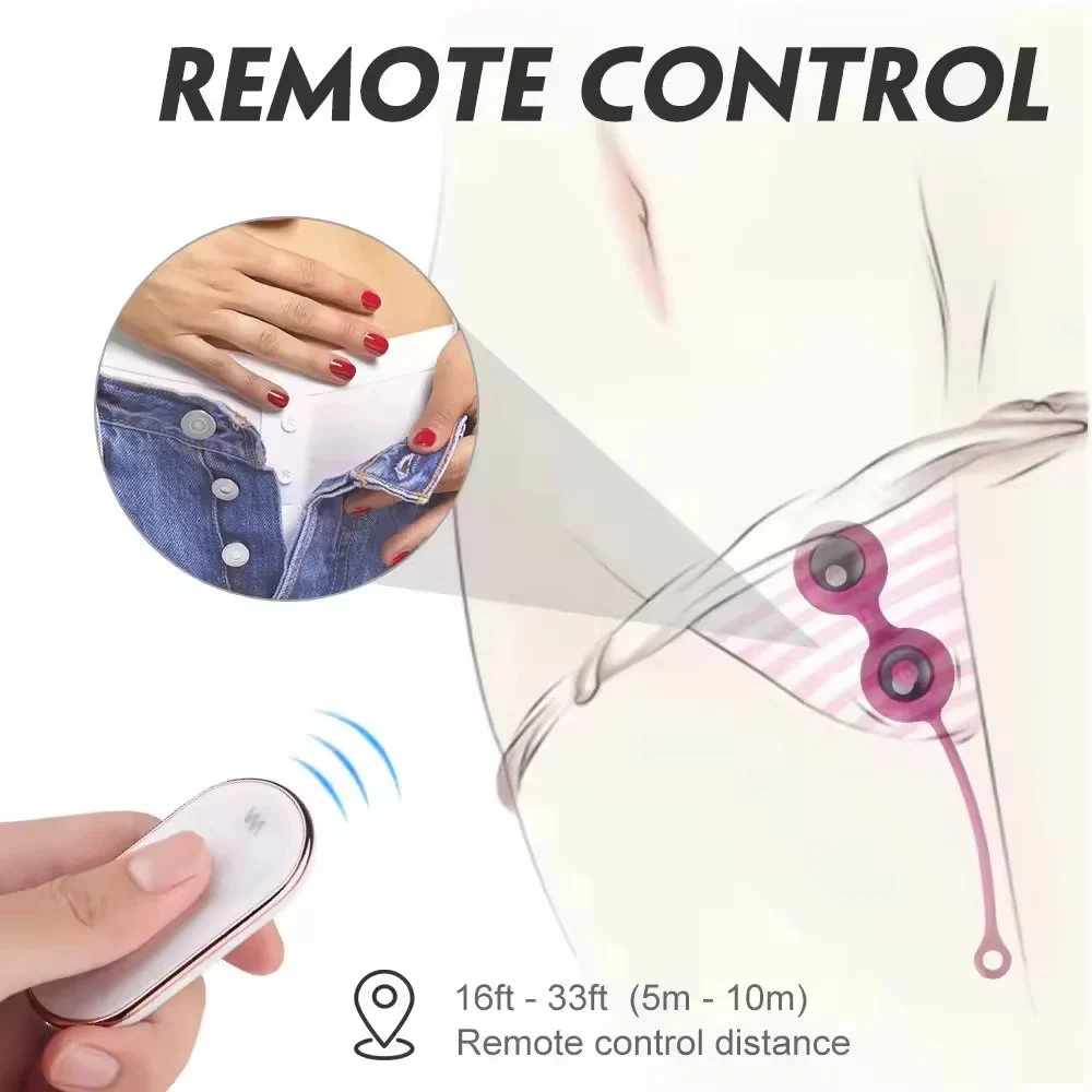 Kegel Balls Vibrator for Women's Pelvic Floor Exercise Kegel Balls Body Application