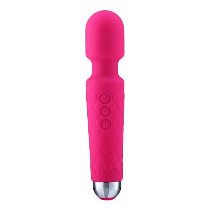USB Charged 20-Frequency Dildo Vibrator Wand Sex Toys for G-Spot AV Wand Vibrator