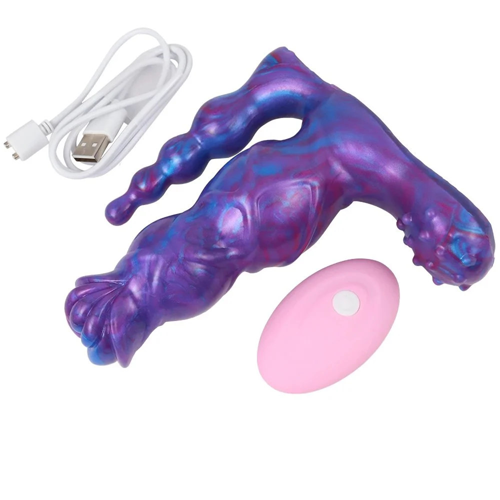 Dildos for Women Double Head Small Beads Sex Toy Vagina Stimulation Clitoris Massage Wand Remote Control Vibrators for Women