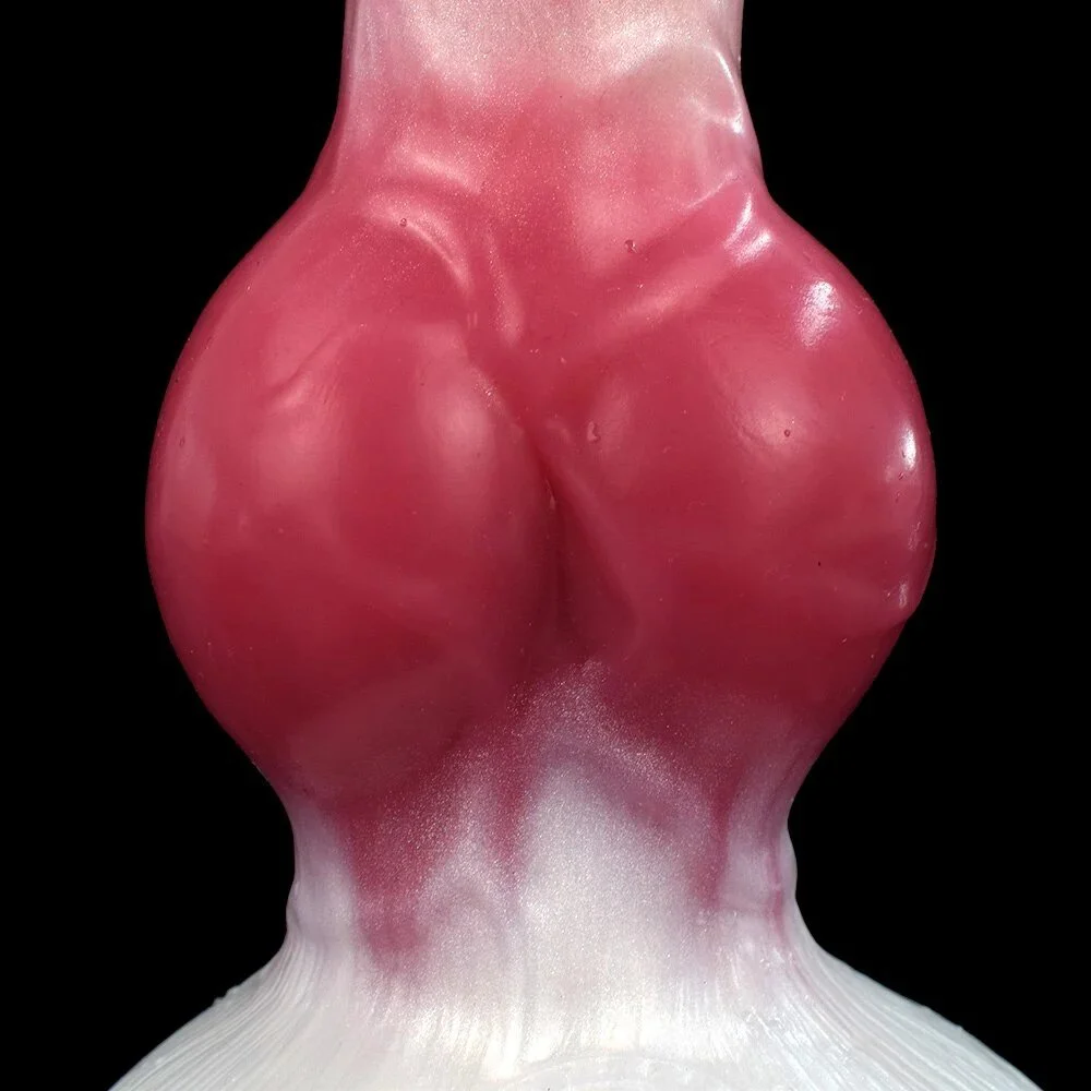 Dog Knot Penis Silicone 8 Inches Anal Plug Pussy Toys With Strong Suction Anal Sex Toys for Man Masturbators