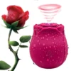 Waterproof Rose Vibrator Manufacturer Cheap Price Rose Toys Nipple Clitoral Sucking Rose Vibrator Sex Toys for Woman