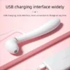 Wearable Ten Frequency USB Rechargeable Silicone Mini Bullet Vibrator Remote Control IPX7 Waterproof Low Noise Latex Women's