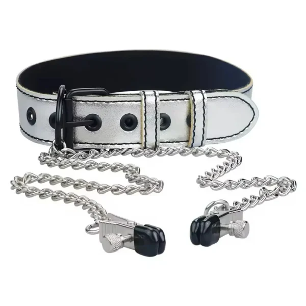 Long Chain Metal Nipple Clamps for Men Women Bondage Gear Juguetes Sexuales Sex Toys