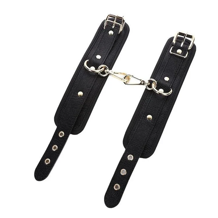 Leather PU Handcuffs Other Sex Toys for Couple