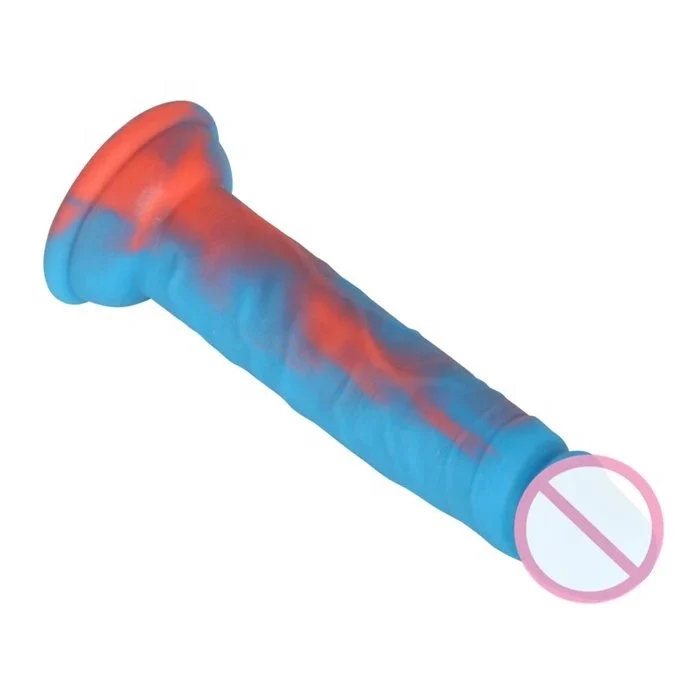 Colorful Silicone Strap-On Strap-On Dildo Soft Realistic Adult Sex Toys Without Balls for Adults