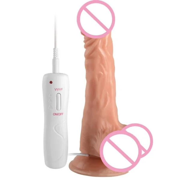 Female Masturbation 10 Speed 22CM Realistic Rotating Dildo Vibrator Sex Toys Dildo for Women
