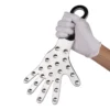 Metal Play Paddle with Raised Nubs on the Reverse Side for Varied Tactile Sensations. Suitable for Adult Use