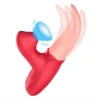 Waterproof 10 Modes G Spot Tongue Licking Sucking Vibrator Sex Toys for Women