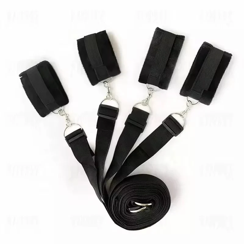 Plush Hand Cuffs Adult Bondage Restraints Soft Slave Bed Bondage Gear Sex Toys Couples Women
