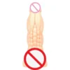 Dildo Artificial Plastic Penis Sex Toy Realistic Dildo Soft Mushroom Head Dildo