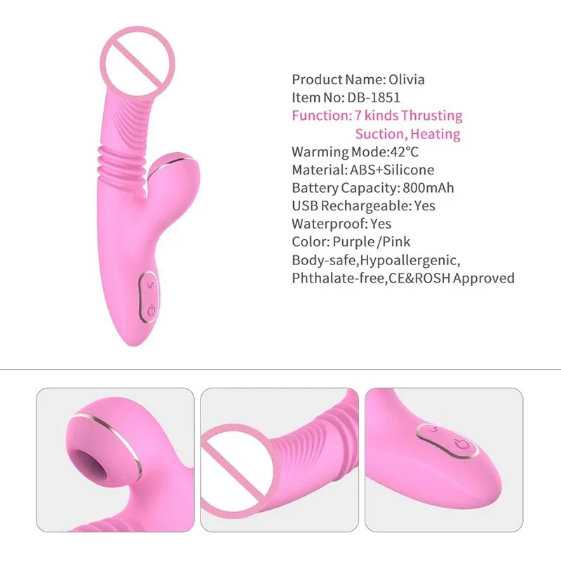 USB Rechargeable Vibrator Toy for Women Adult Sex Toys