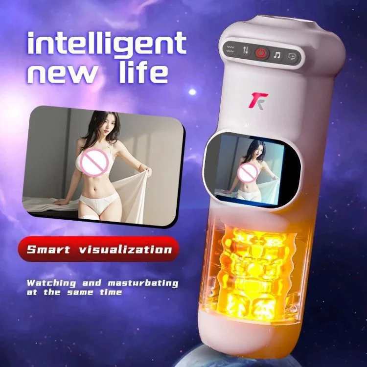App Male Intelligent Electric Masturbation Toys with Display Voice Exercise Masturbators for Men