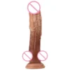 Female Masturbator Dildo Anal Sex Toy Sex Real Touch Feeling with Suction Cup Dildos Enjoying