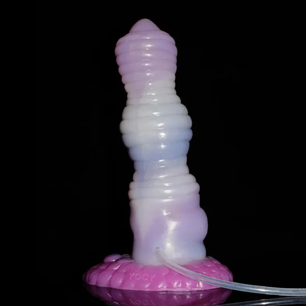 Color Water-spraying Adult Toy Liquid Silicone Material Soft Feel Sex Toy Adult Penis with Built-in air Pump